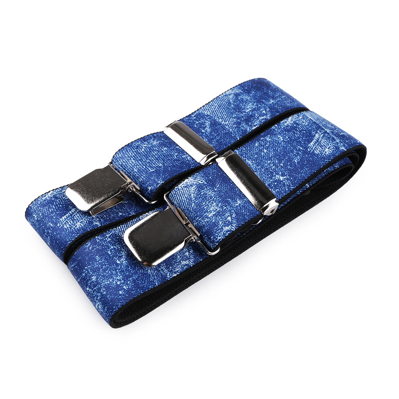 Šle šíře 4 cm Džínové - modré