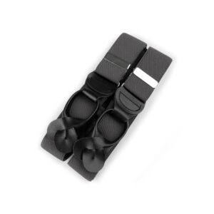 Šle na knoflíky šíře 3,5 cm - tmavě šedé