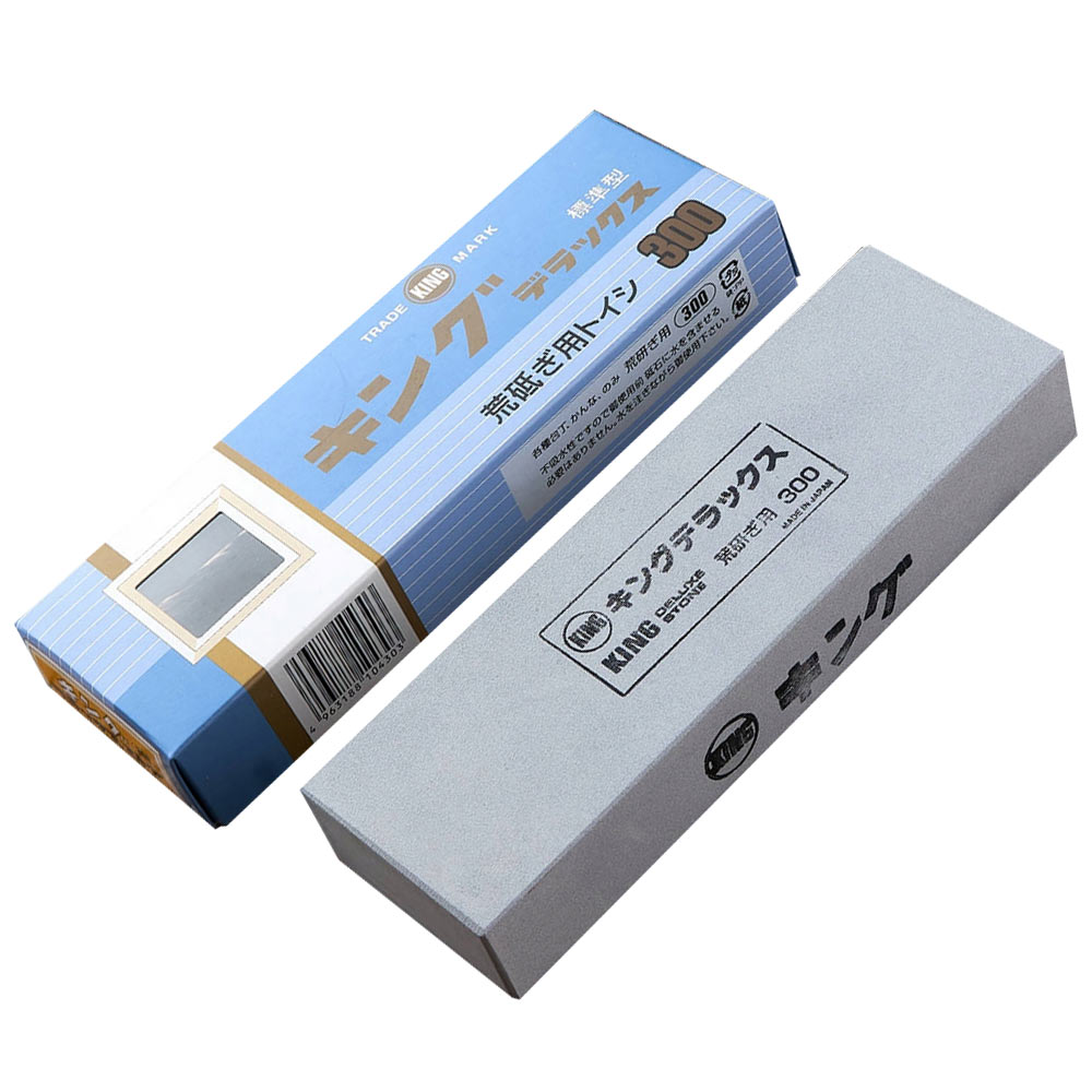 Brusný kámen neabsorpční King Deluxe JIS 300 - šedý - Obrázek 2