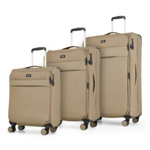 Sada 3 cestovních kufrů Rock Harper - béžová