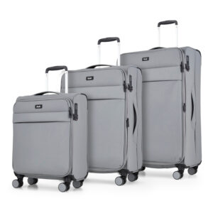 Sada 3 cestovních kufrů Rock Harper - šedá