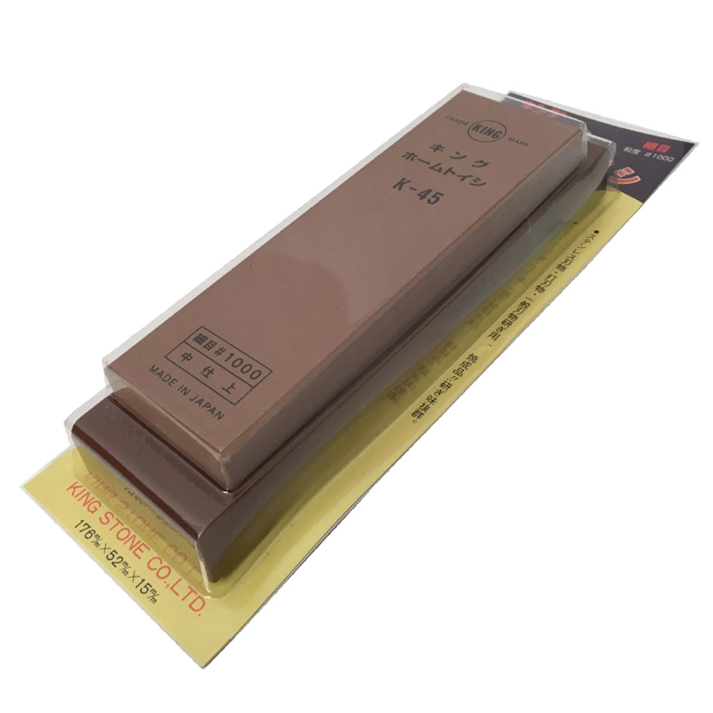 Vodní brusný kámen se základnou King JIS K-45 1000 - hnědý - Obrázek 2