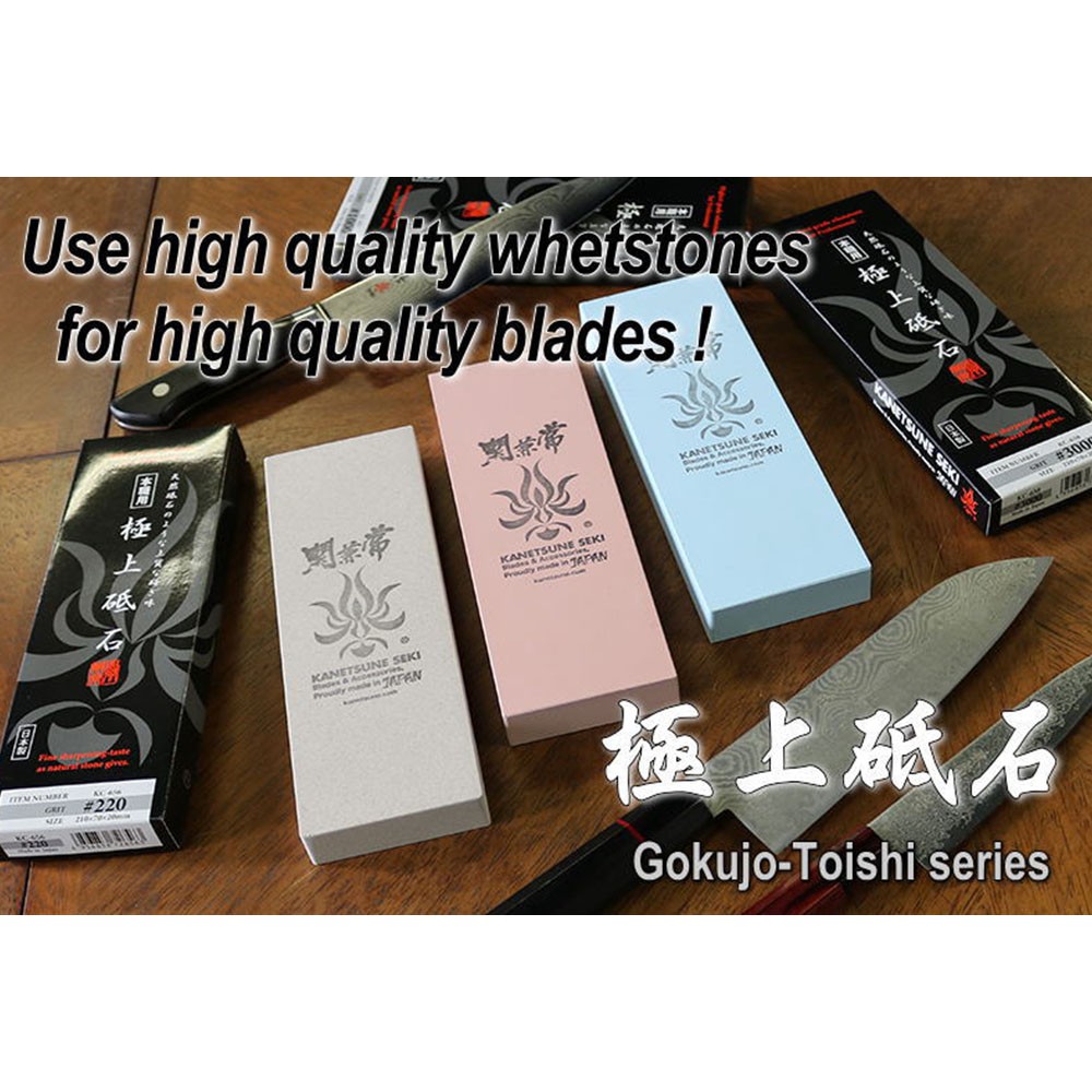 Profesionální brusný kámen Kanetsune Gokujo-Toishi 220 - šedý - Obrázek 2