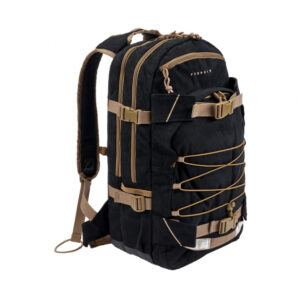 Batoh Forvert Cord Laptop Louis 25 l - černý-hnědý