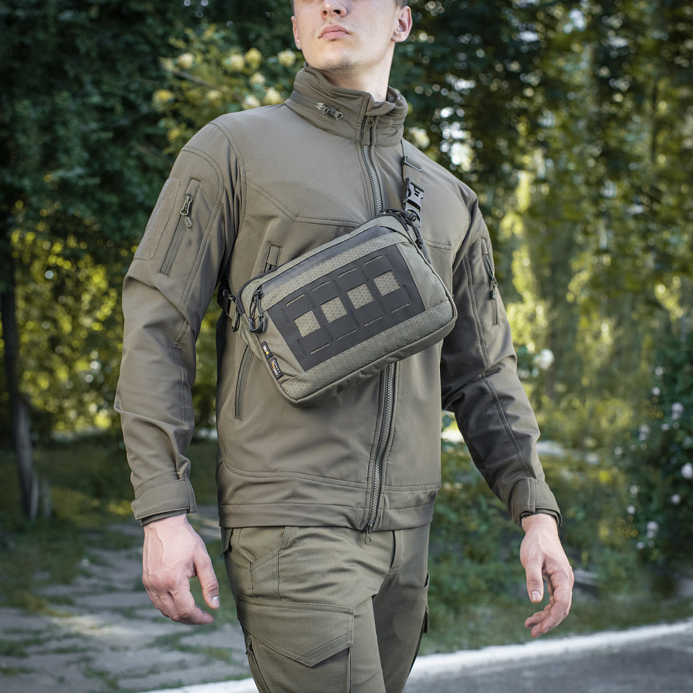 Taška přes rameno M-Tac Admin Bag Elite - ranger green-černá - Obrázek 7