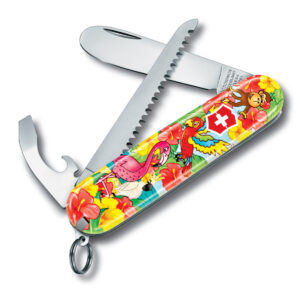 Nůž zavírací Victorinox My First 2 Parrot Edition - barevný