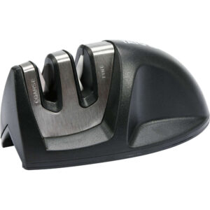 Brousek na nože Yate 2v1 na ocelové nože - černý