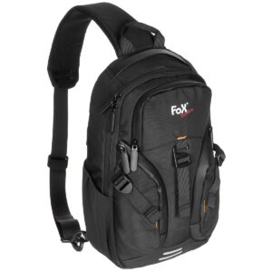 Batoh přes 1 rameno Fox Travel Sling - černý