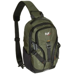 Batoh přes 1 rameno Fox Travel Sling - olivový
