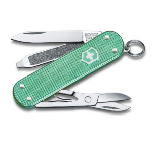 Nůž zavírací Victorinox Classic SD Alox - zelený-stříbrný