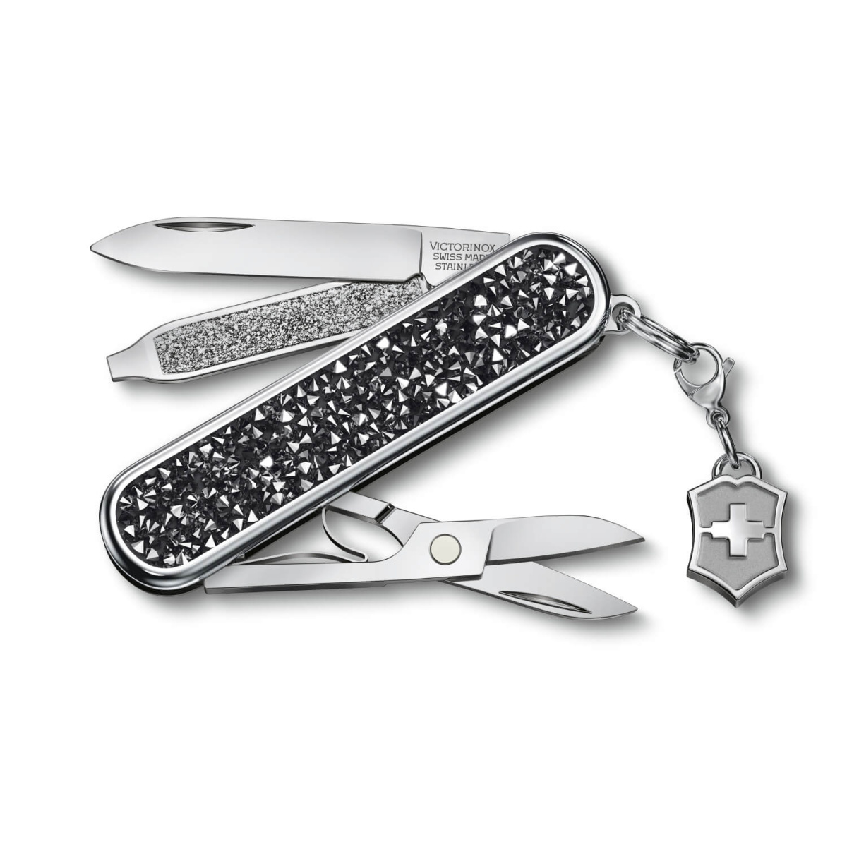 Nůž zavírací Victorinox Classic SD Brilliant Crystal - stříbrný