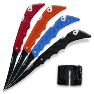 Nůž zavírací flexi filetovací Dellinger 140 mm - oranžový