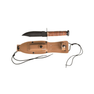 Nůž US Pilot Survival - černý-hnědý