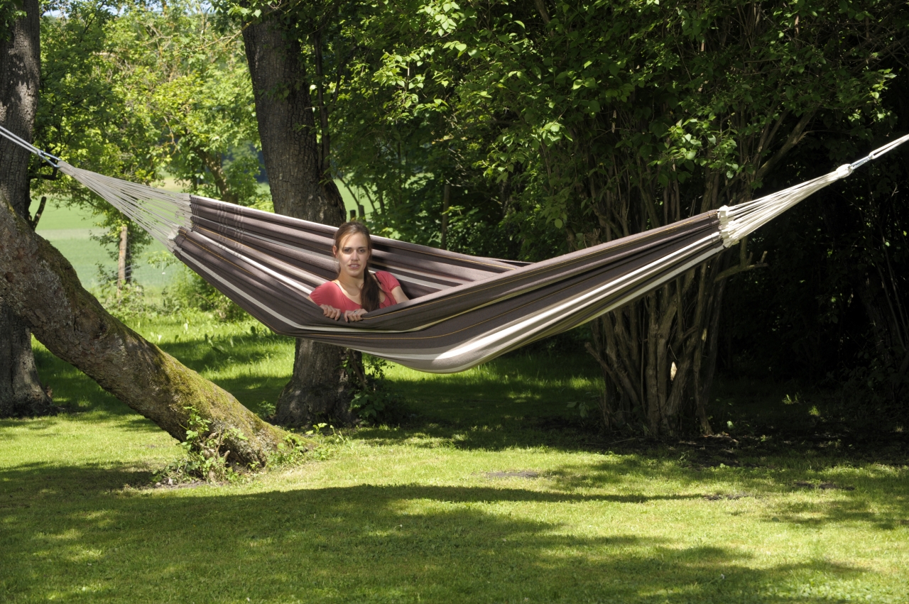 Houpací síť Amazonas Paradiso - hnědá - Obrázek 2