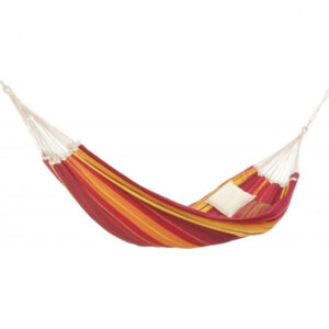 Houpací síť Amazonas Gigante Lava - červená-žlutá