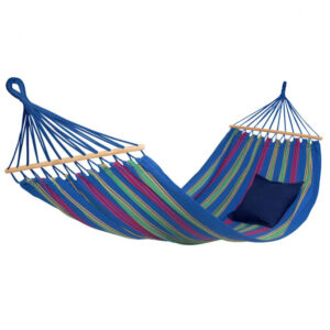 Houpací síť Amazonas Aruba - modrá-červená