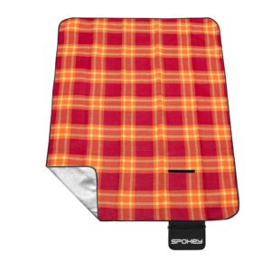 Deka pikniková Spokey Picnic 180x210 Sunset - červená-žlutá