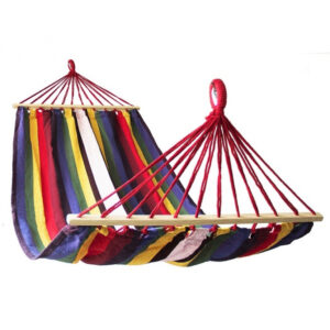 Houpací síť Calter Fiesta 200x100 cm - červená-modrá-žlutá