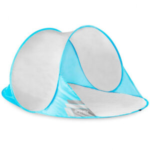 Samorozkládací outdoorový paravan Spokey Altus - bílý-modrý