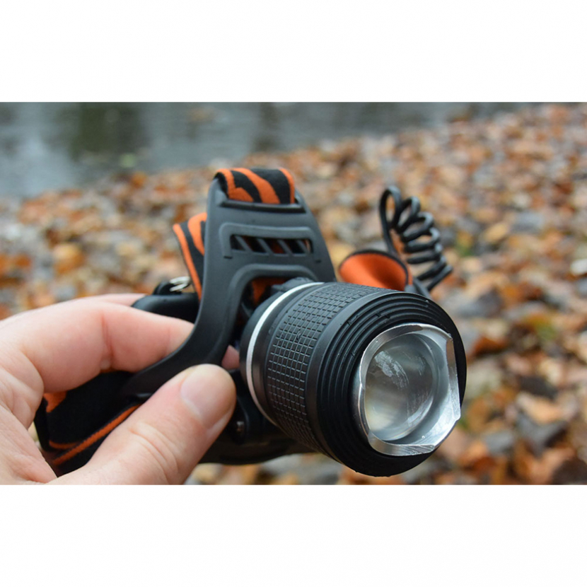 LED nárazuvzdorná čelovka TB 283 Zoom - černá - Obrázek 4