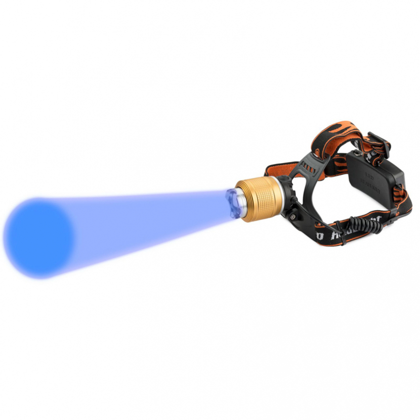 LED nárazuvzdorná čelovka TB 283 Zoom - černá - Obrázek 6