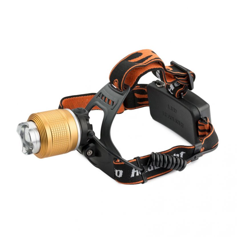 LED nárazuvzdorná čelovka TB 283 Zoom - černá