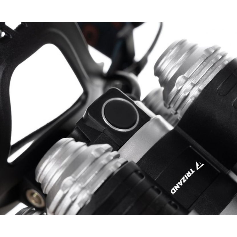 Dobíjecí čelovka 5X LED 9W se zoomem - černá - Obrázek 2