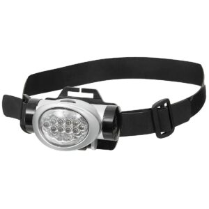Čelovka otočná Fox Outdoor 8LED - černá-stříbrná