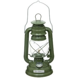 Lampa petrolejová MFH Zinek 25 cm - olivová