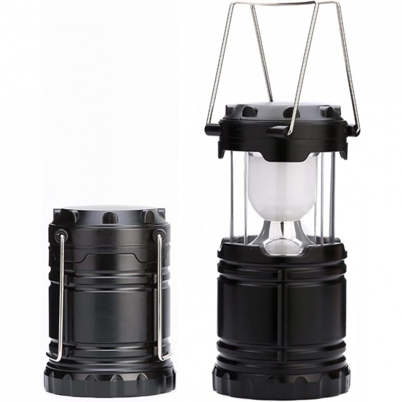 Přenosná kempingová solární lampa 8 LED - různé barvy - Obrázek 2