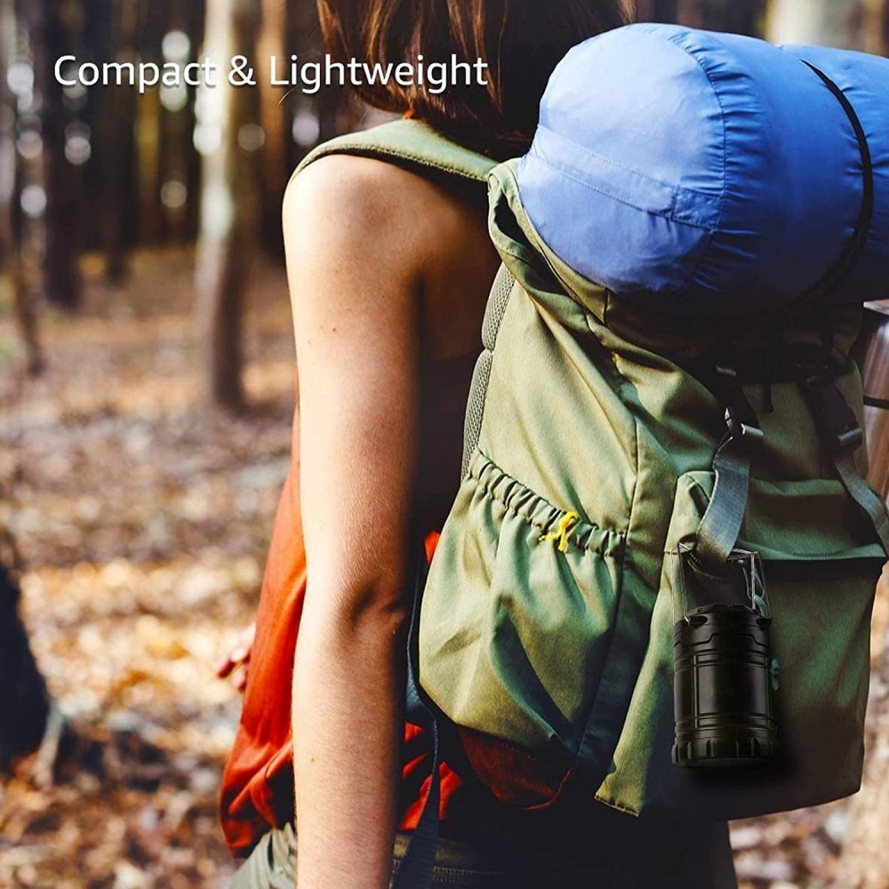 Přenosná kempingová solární lampa 8 LED - různé barvy - Obrázek 9