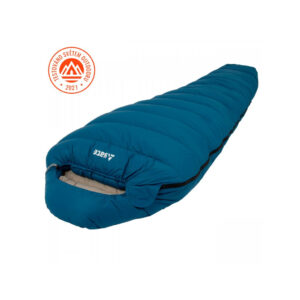 Spací pytel Yate Anseris 900 péřový XL s vakem - modrý