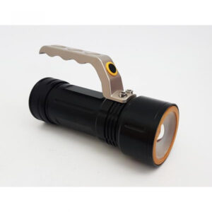 Ruční LED svítilna 8000 ZOOM - černá