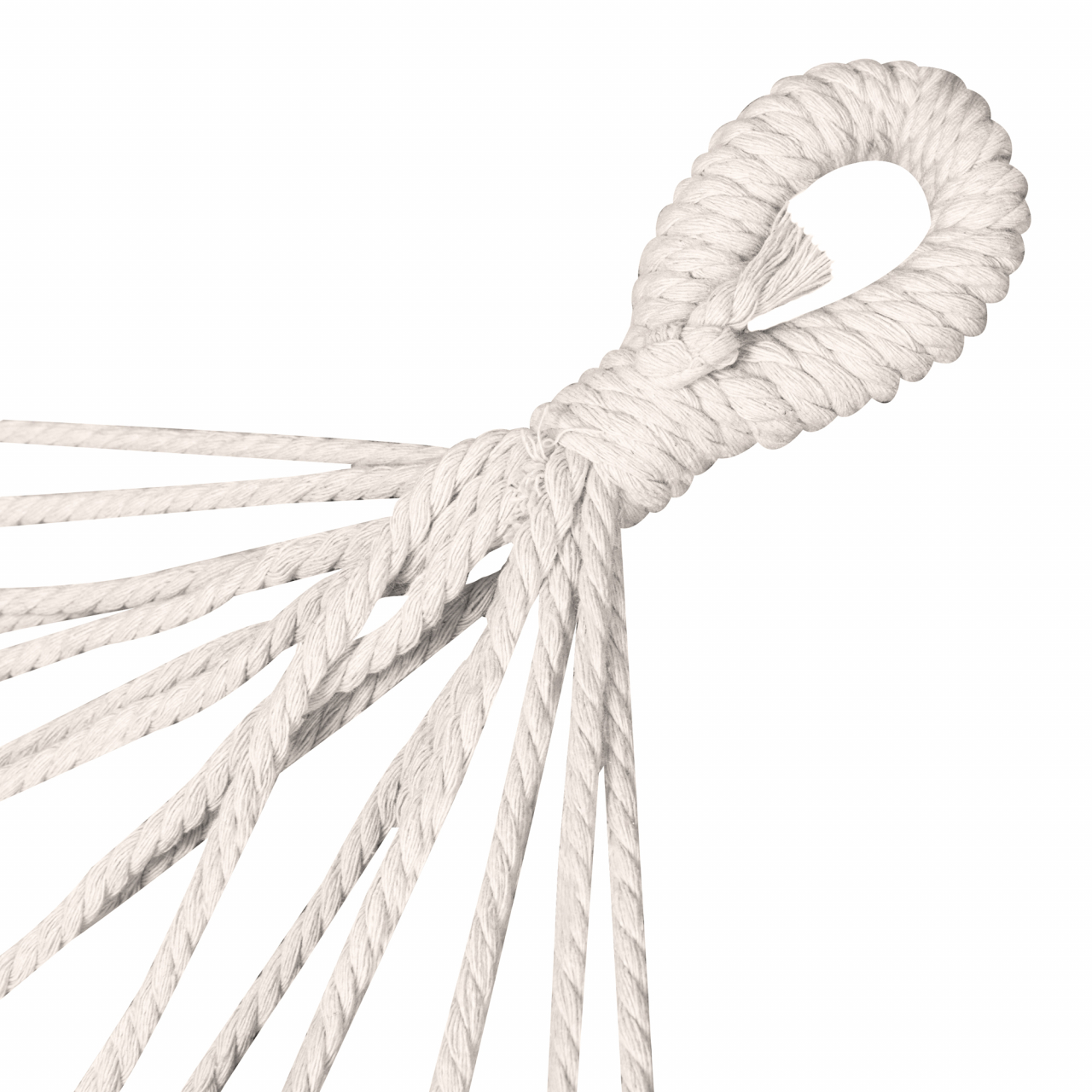 Bavlněná houpací síť s výztuhou Spokey Zuni - modrá-bílá - Obrázek 5