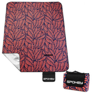 Deka pikniková Spokey Picnic 180x210 Leaf - oranžová-modrá
