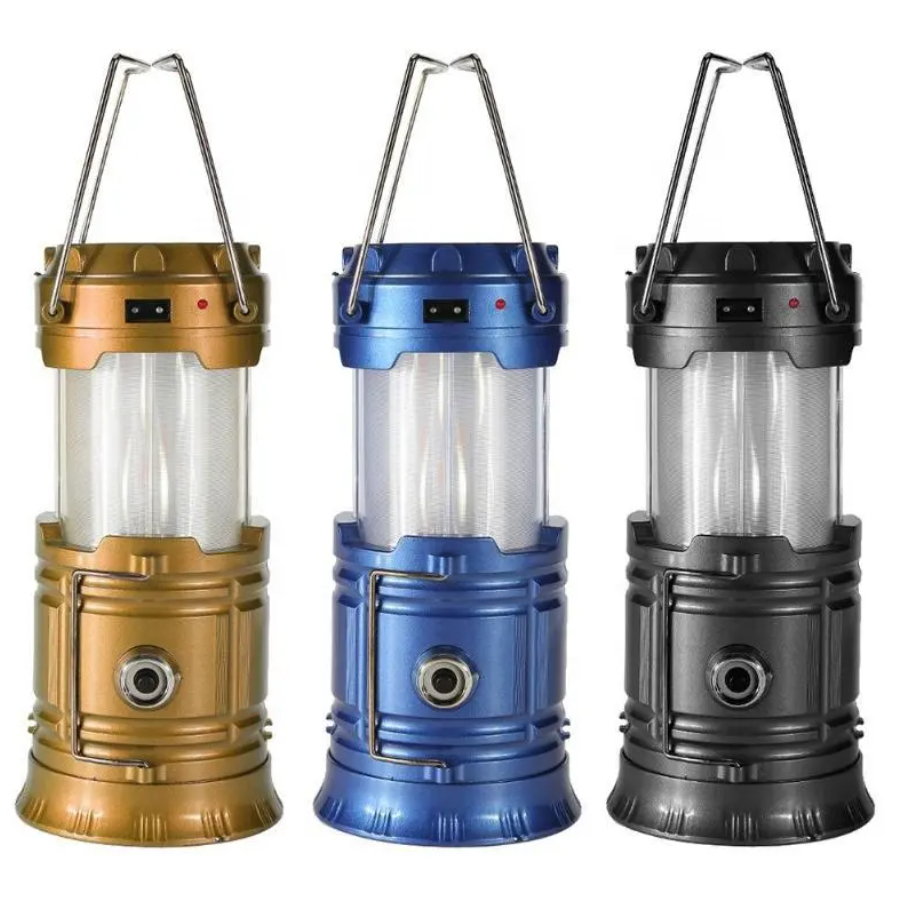 Kempingová svítilna s nabíječkou a efektem plamenu - různé barvy - Obrázek 2