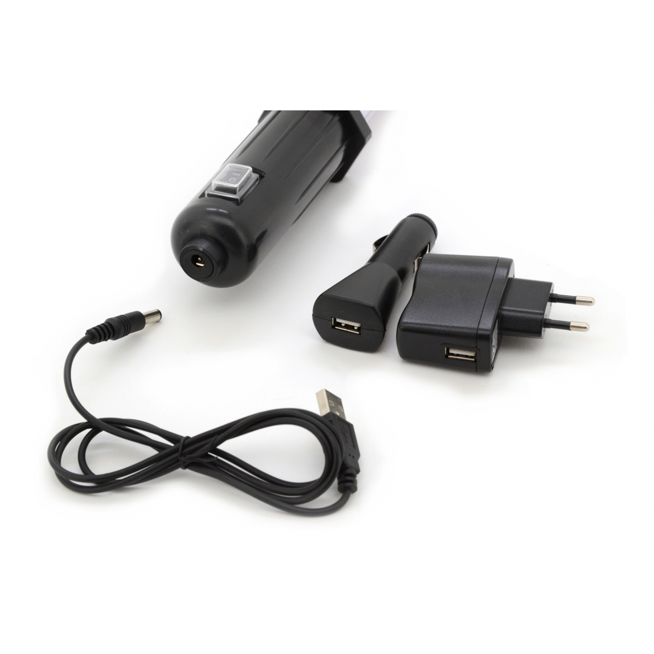 Svítilna montážní 27+7LED nabíjecí 12/230V Li-on 1200mAh - černá - Obrázek 6