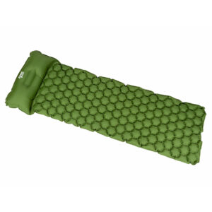 Karimatka nafukovací s polštářkem Acra L140 5 cm - zelená