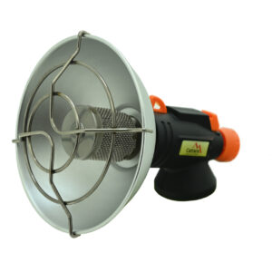 Plynové topení na kartuše se zapalovačem Cattara - stříbrné-černé