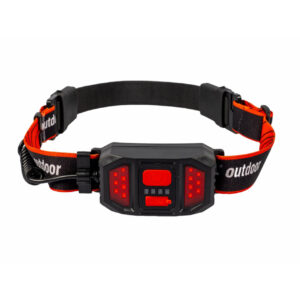 Čelová svítilna Acra Outdoor Lamp1 - černá-červená