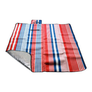 Pikniková deka Calter Duos 170x150 cm - modrá-bílá-červená