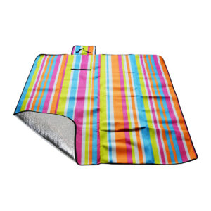 Pikniková deka Calter Quod s alu folií 150x130 cm - barevná