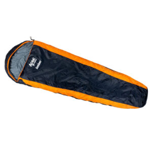 Spací pytel mumiový (spacák) Acra Lonber - navy-oranžový