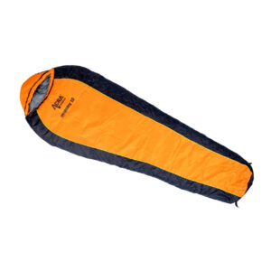 Spací pytel mumiový (spacák) Acra Mummy 10 - oranžový-navy