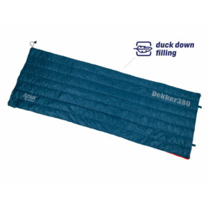 Spacák péřový dekový Acra Dekker380 - modrý