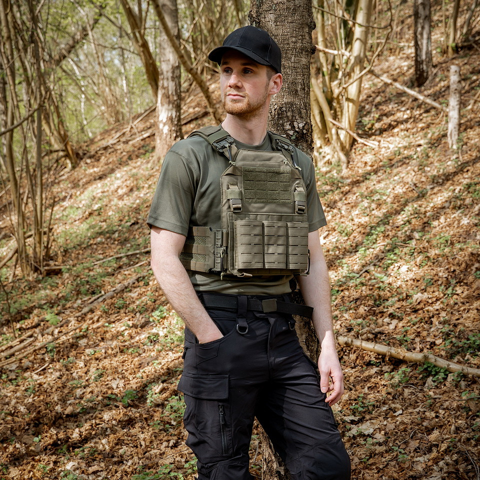 Hrudní nosič 101 Inc QR Plate Carrier Lasercut - olivový - Obrázek 14
