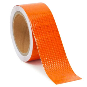 Páska reflexní samolepící 25 mm 2 m - oranžová