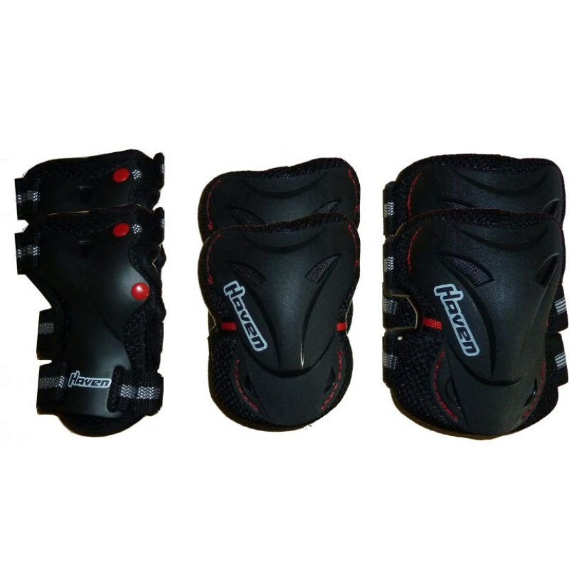 Sada chráničů Haven Inline Skate Set 3 páry - černá, S/M