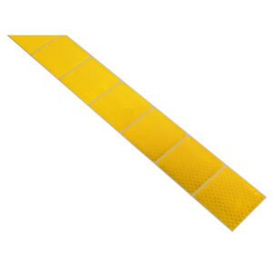 Samolepící páska reflexní dělená 5cm x 1m - žlutá