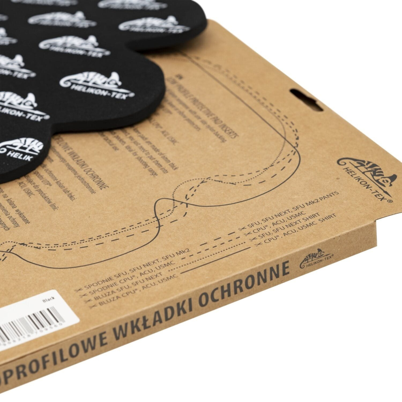 Chrániče kolenní/loketní Helikon Neopren - černé - Obrázek 5